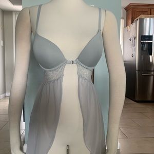 Gray Tahari Lingerie Slip